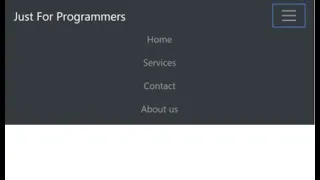 How to Make Toggle Navigation Bar in Bootstrap 4