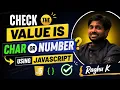 Check the value is char or number Practice DSA LeetCode 1796 Part 5