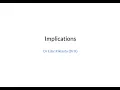 Proof Writing Series 05-Implications