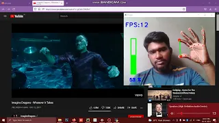 Hand gesture volume control opencv python deep learning