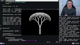 Fractal Trees in C