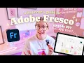 How to get started with Adobe Fresco Tips for Beginners Ep 1 2025 Full App Brushes Tools Tour