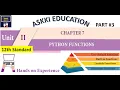 12th Computer Science Chapter 7 - Hands on Experience Answers English Medium Part