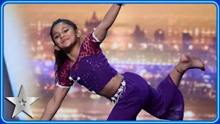 8 year old binita chetry stuns judges with incredible dance skill auditions bgt 2025