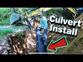 INSTALLING CULVERT PIPES IN DRIVEWAY DigginLife21