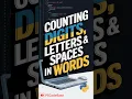 Master Counting Digits Letters Spaces in Words Regex Made Simple