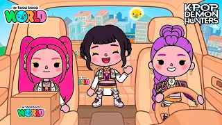 Las GUERRERAS K-POP SE MUDAN a TOCA BOCA WORLD 📦🚘💜🩷🩵