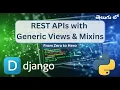 Build REST APIs with Django REST Framework Using Generic Views and Mixins Telugu