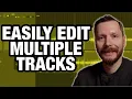 Edit Multiple Takes and Tracks Using Groups in Logic Pro