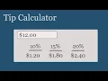 Build A Tip Calculator From Scratch Web Development For Beginners