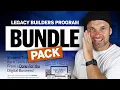 Legacy Builders Program Bundle Worth The 1400 Upgrade