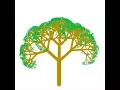 fractal tree drawing with python
