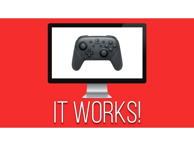 CONFIRMED: Nintendo Switch Pro Controller on PC (Bluetooth, NO USB)