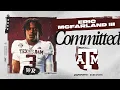 WATCH 4-star WR Eric McFarland III commits to Texas A M Live Commitment
