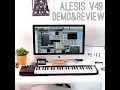 ALESIS V49 V61 V25 - CONTROLLER HOMESTUDIO DEMO REVIEW