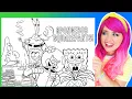 Coloring SpongeBob Characters Coloring Pages SpongeBob SquarePants Coloring s