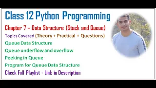 Data Structure - Stack and Queue Class 12 Computer Science with Python 35