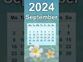 September 2024 Calendar