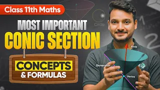 MOST IMPORTANT CONIC SECTION Concepts Formulas - in 20 Mins Class 11th Maths