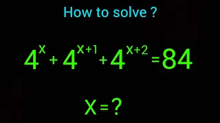 A Nice Exponential Equation How To Solve For X In This Math Problem 