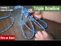 Knot Instruction - Triple Bowline
