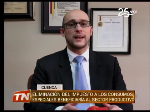Eliminación del impuesto a los consumos especiales beneficiará al sector productivo