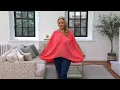 Attitudes by Renee Global Illusions Cinch Pleated Top on QVC
