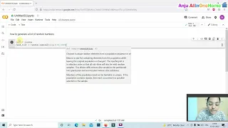 Generating random number list in Python How to create a list of random integers in python Colab
