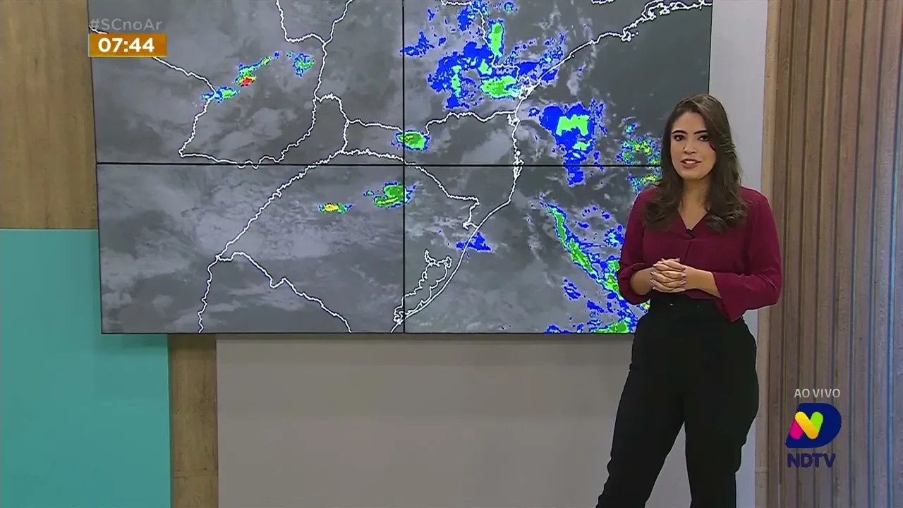 Confira a previsão do tempo para esta quarta-feira em SC