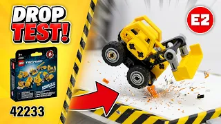 Drop Testing All the LEGO Technic Mighty Machines S1 from a 70 cm high (42233) @TopBrickBuilder