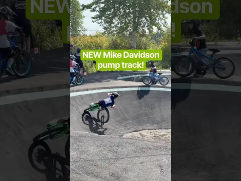 NEW pump track in the hood!