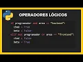 Aprenda operadores logicos no PYTHON and or not