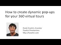 Download Lagu How to create dynamic pop-ups for your 360 virtual tours