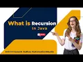 What is Recursive in Java Ganesh Jadhav AutomationStudio
