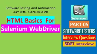 05 - Basics of HTML for Selenium WebDriver