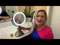 iHome LED Vanity Mirror w Bluetooth USB Charging on QVC