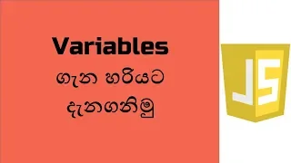 How to use variables in JavaScript Web Development learn javascript js tutorial Sinhala