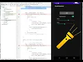 Android App Flash Torch with Impulses Stroboscope Timers Java