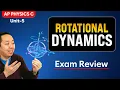 AP Physics C Exam Review 2025 Unit 5 Rotational Kinematics and Dynamics