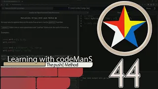 JavaScript Basic 44 The push Method FreeCodeCamp JS Algorithms and Data Structures