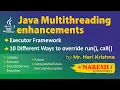 Java Multithreading Enhancement by Mr Hari Krishna