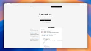 Streamdown The Streaming-Optimized Markdown Renderer for AI Apps