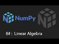 Python Numpy Tutorial - 8