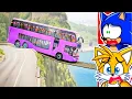 Download Lagu Reacting to CARS vs SUSPENSION BRIDGE CHALLENGE! (BeamNG Drive)