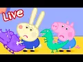 Download Lagu 🔴 Peppa Pig SEASON 2 LIVE! 🎬  FULL EPISODES 🍿 Adventures with Peppa 🌟 Kids Cartoons 🔴
