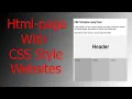 How To Make Responsive Website Design Using HTML with CSS Float Side-Column 2021
