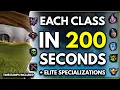 Guild Wars 2 ALL Classes Professions Elite Specializations in 200 seconds