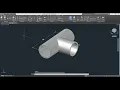 AutoCAD 3D How to drawing piping T connection