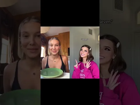 Millie Bobby Brown Reacts To Tiktok By Brooke monk | #TikTok #shorts