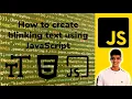 How to change color of text autmotically using JavaScript